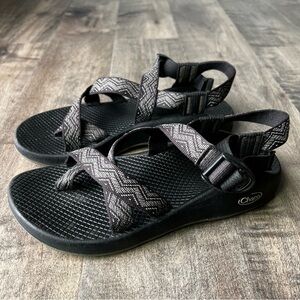 Chaco Womens Z2 Black Toe Loop Sandals Size